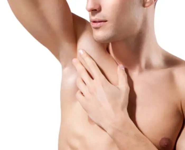 Épilation laser du torse et des aisselles pour homme