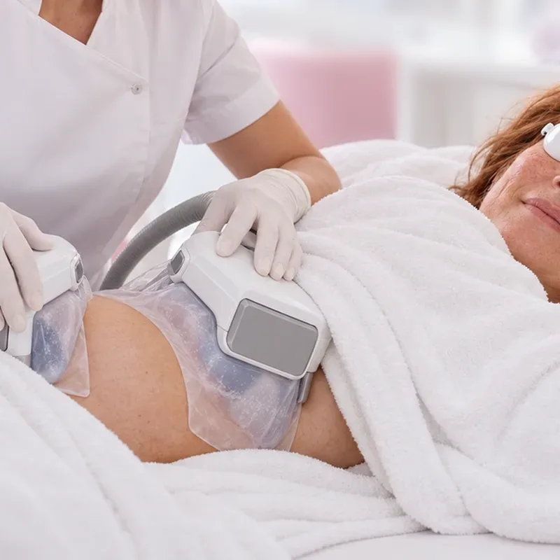 Cryolipolyse avec deux petits applicateurs — Centre Esthétique EstheMed à Nice