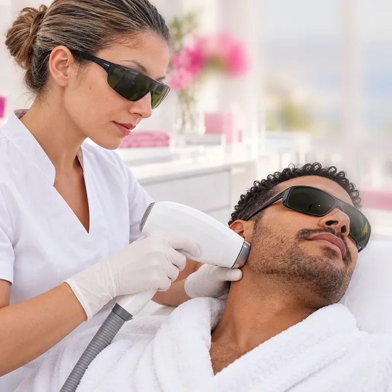 Épilation laser de la barbe — Centre Esthétique EstheMed à Nice
