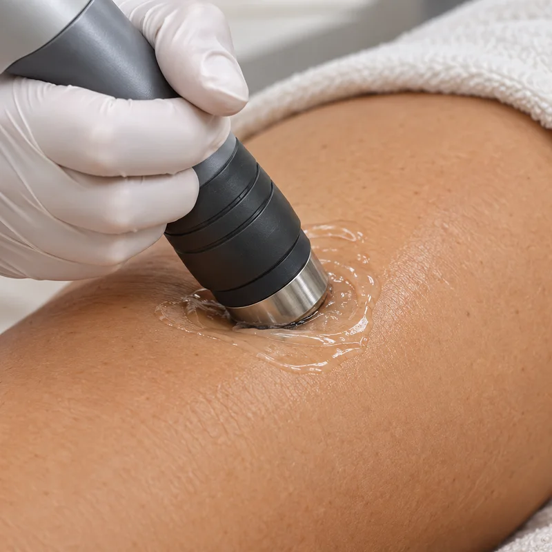 Séance d'ondes de choc anti-cellulite — Centre Esthétique EstheMed à Nice