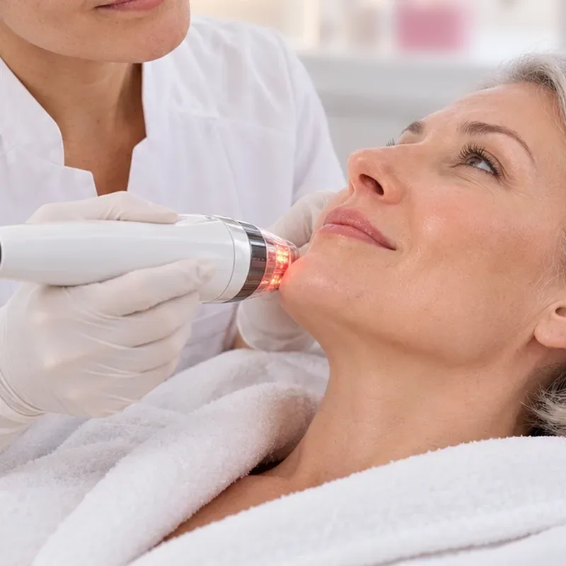 Radiofréquence fractionnée de l'ovale du visage — Centre Esthétique EstheMed à Nice