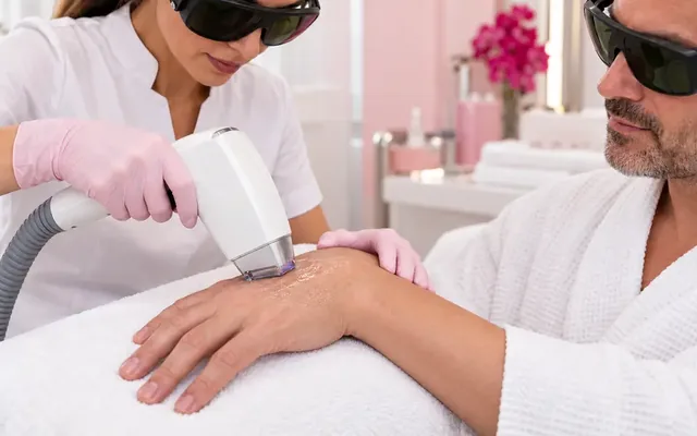 Épilation laser homme — petite zone — Centre Esthétique EstheMed à Nice