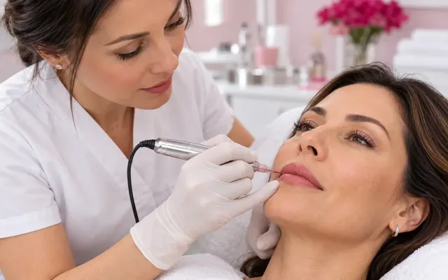 Maquillage semi-permanent — lèvres — Centre Esthétique EstheMed à Nice